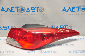 Outer wing lamp right Hyundai Elantra UD 11-13 pre-rest, scratches, broken mount