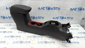 Console center armrest and cup holders Jeep Renegade 15- black, leather black, Trailhawk, scratches