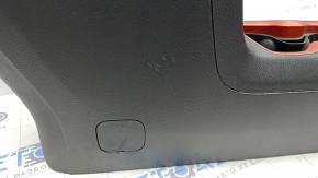 Console center armrest and cup holders Jeep Renegade 15- black, leather black, Trailhawk, scratches