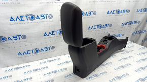 Console center armrest and cup holders Jeep Renegade 15- black, leather black, Trailhawk, scratches