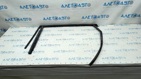 Rear right glass seal Audi Q7 16- with molding black