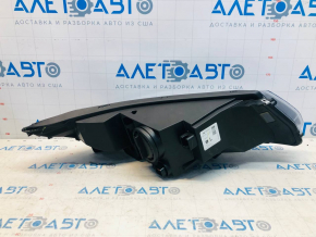 Headlight front left naked Chevrolet Volt 11-15 broken fastening, broken latch, for polishing