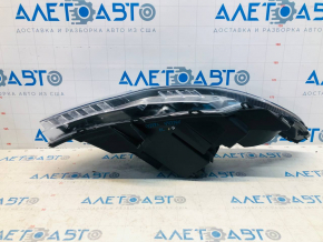 Headlight front left naked Chevrolet Volt 11-15 broken fastening, broken latch, for polishing