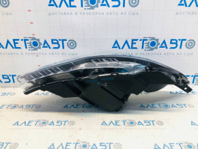 Headlight front left bare Chevrolet Volt 11-15 cracked fasteners, no fragment