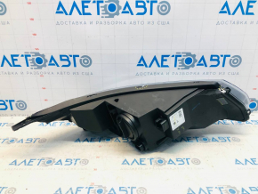 Headlight front left bare Chevrolet Volt 11-15 cracked fasteners, no fragment