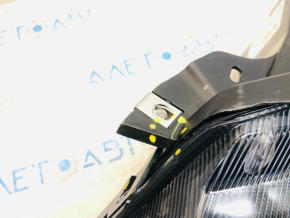 Headlight front left bare Chevrolet Volt 11-15 cracked fasteners, no fragment