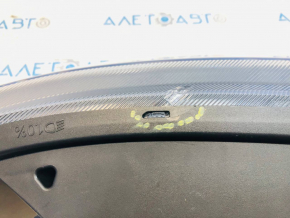 Headlight front left naked Chevrolet Volt 11-15 cracked housing, no fragment