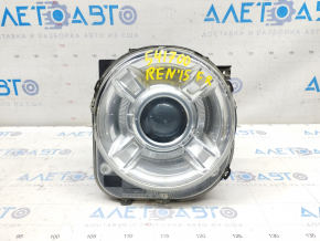 Front right headlight complete Jeep Renegade 15-18 prerest, xenon, scratches, sand, broken mount