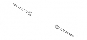 Steering rod right Mazda 3 14-18 BM