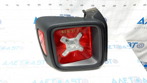 Left headlight Jeep Renegade 15-18 prerest graphite frame, scratches