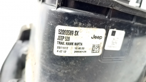 Left headlight Jeep Renegade 15-18 prerest graphite frame, scratches