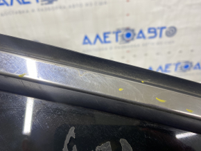 Window blind glass rear left Ford Fusion mk5 13-20 two chrome, scratches on chrome, scratch on glass