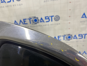 Window blind glass rear left Ford Fusion mk5 13-20 two chrome, scratches on chrome, scratch on glass