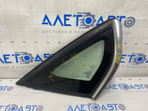 Window blind glass rear left Ford Fusion mk5 13-20 one chrome, scratches on chrome, scratch on glass