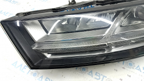 Front left headlight complete Audi Q7 16-19 LED, sand, varnish peeled off