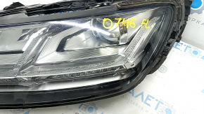 Front left headlight complete Audi Q7 16-19 LED, sand, varnish peeled off