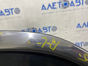 Window blind glass rear left Ford Fusion mk5 13-20 one chrome, scratches on chrome, scratches on molding