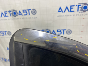 Window blind glass rear left Ford Fusion mk5 13-20 one chrome, scratches on chrome, scratches on molding