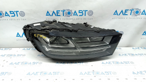 Front right headlight complete Audi Q7 16-19 LED, sand, varnish peeled off