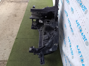 Quarter front left Chevrolet Equinox 18-21 black, painted, with eyepiece