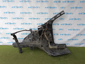 Front right quarter Chevrolet Equinox 18-21 black, painted, with eyepiece