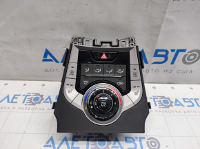Climate control Hyundai Elantra UD 11-13 prerest manual with heating, chrome peeled off, scratches