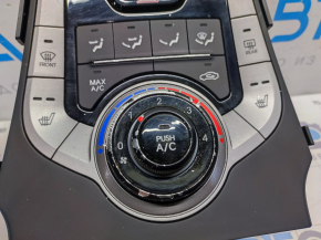 Climate control Hyundai Elantra UD 11-13 prerest manual with heating, chrome peeled off, scratches