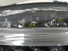Front left headlight complete Volvo XC90 16-17 LED, bumps, scratches, broken guide