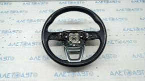 Naked steering wheel Audi Q7 16-19 leather black, bumpers