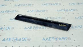 Left trunk door glass molding Audi Q7 16- black gloss