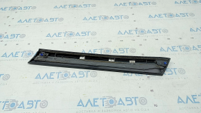 Trunk door glass molding right Audi Q7 16- black gloss