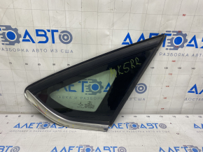 Window blind glass rear right Ford Fusion mk5 13-20 one chrome, scratches on chrome