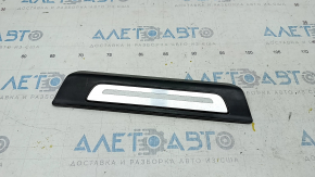 Door sill trim rear left outer Audi Q7 16- black with chrome, scratches