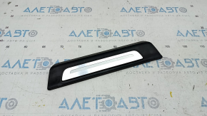 Door sill trim rear right outer Audi Q7 16- black with chrome, scratches