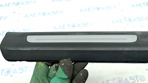 Door sill trim rear right outer Audi Q7 16- black with chrome, scratches
