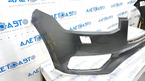 Front bare bumper Volvo XC90 16-19 for headlight washer, without park assist, gray 714, scratches, bumps, broken mount