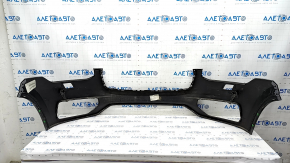 Front bare bumper Volvo XC90 16-19 for headlight washer, without park assist, gray 714, scratches, bumps, broken mount