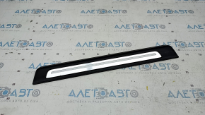 Door sill trim front right outer Audi Q7 16- black with chrome, scratches