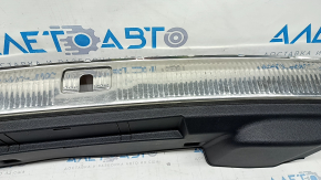 Audi Q7 16-19 trunk opening trim black with chrome, scratches