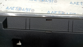 Audi Q7 16-19 trunk opening trim black with chrome, scratches