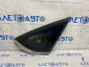 Window blind glass rear right Ford Fusion mk5 13-20 one chrome, scratches on chrome, scratches on glass