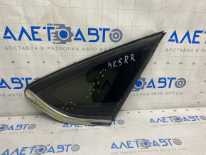 Window blind glass rear right Ford Fusion mk5 13-20 one chrome, scratches on chrome, scratches on glass