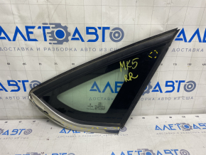 Window blind glass rear right Ford Fusion mk5 13-20 one chrome, scratches on chrome, scratches on glass
