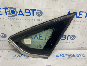 Window blind glass rear right Ford Fusion mk5 13-20 one chrome, scratches on chrome, scratches on glass