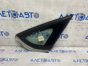 Window blind glass rear right Ford Fusion mk5 13-20 one chrome, scratches on chrome, scratches on glass