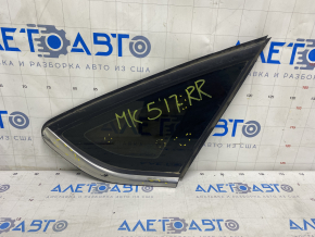 Window blind glass rear right Ford Fusion mk5 13-20 one chrome, scratches on chrome, scratches on glass