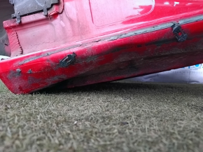 Front left quarter Audi A4 B8 08-16 red, dented threshold