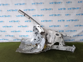 Front left quarter Audi A4 B9 17- white