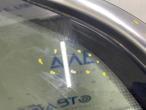 Window blind glass rear left Ford Escape MK3 13-19 chrome, scratches on chrome, scratches on glass