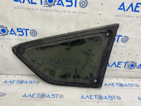 Window blind glass rear left Ford Escape MK3 13-19 chrome, scratches on chrome, scratches on glass